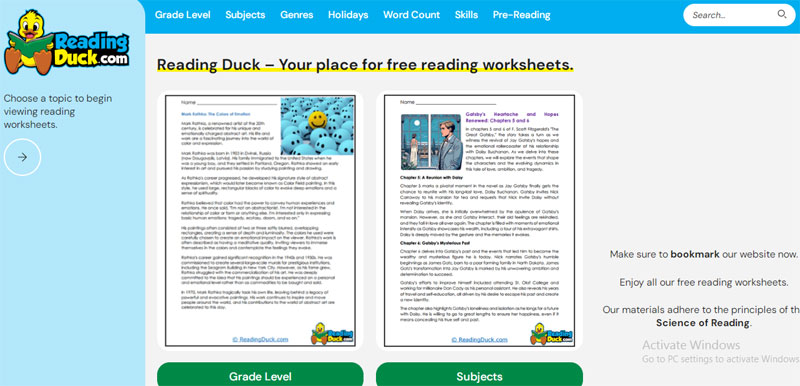 Boost Your Child’s Learning with Free Reading Comprehension Worksheets ...